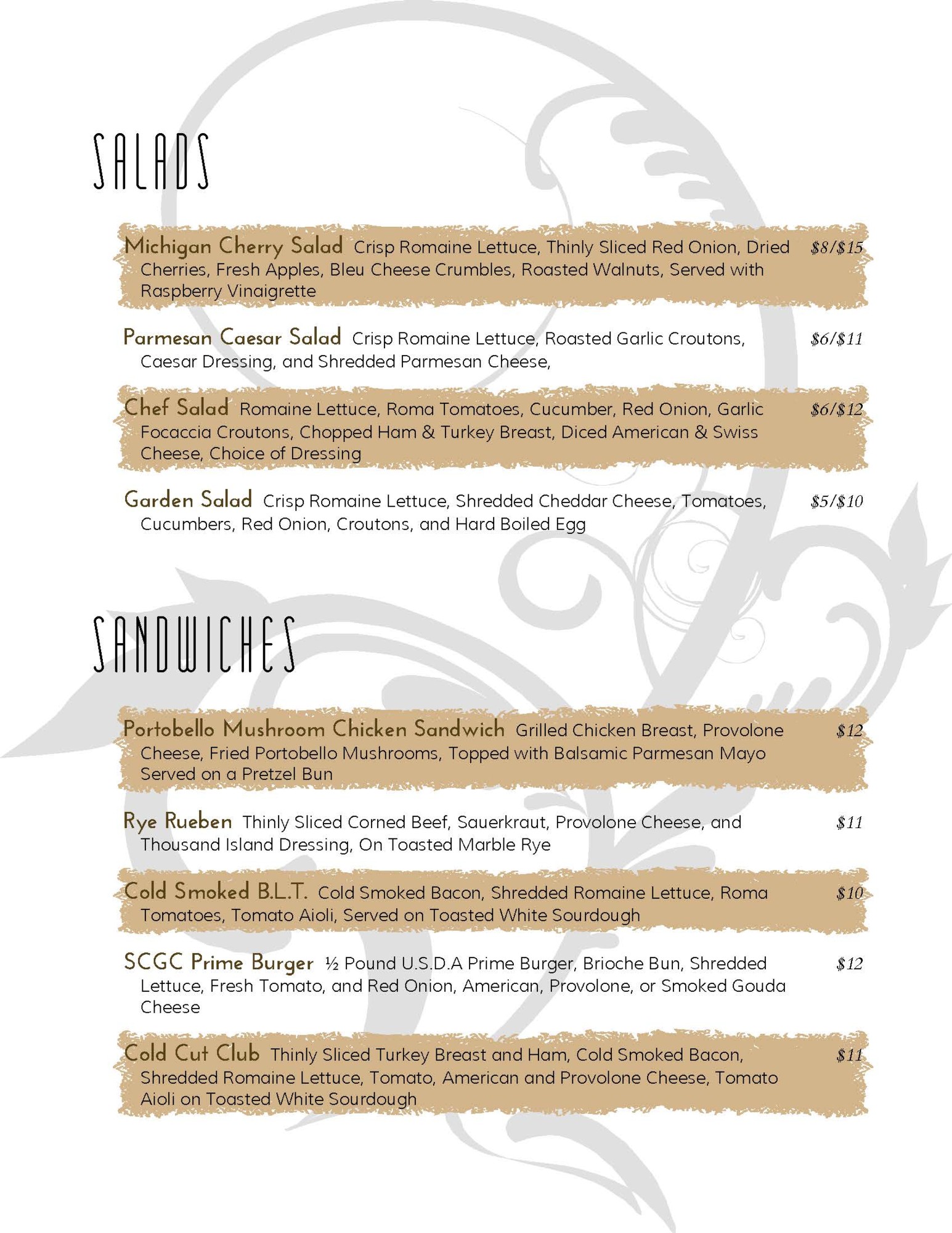 Dining Room St. Clair Golf Club